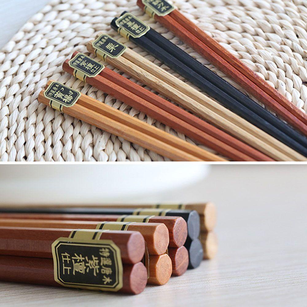 Set 5 Đôi Đũa Phong Cách Châu Á Cổ Điển Nhiều Màu Có Thể Tái Sử Dụng