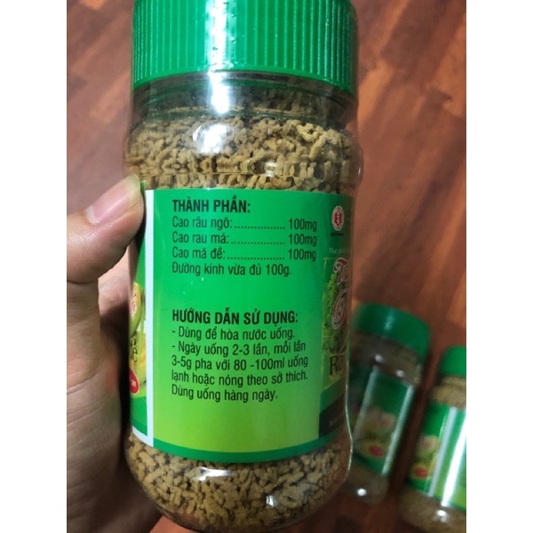 Trà RÂU NGÔ- RAU MÁ- MÃ ĐỀ- hỗ trợ giúp thanh nhiệt, mát gan, lợi tiểu
