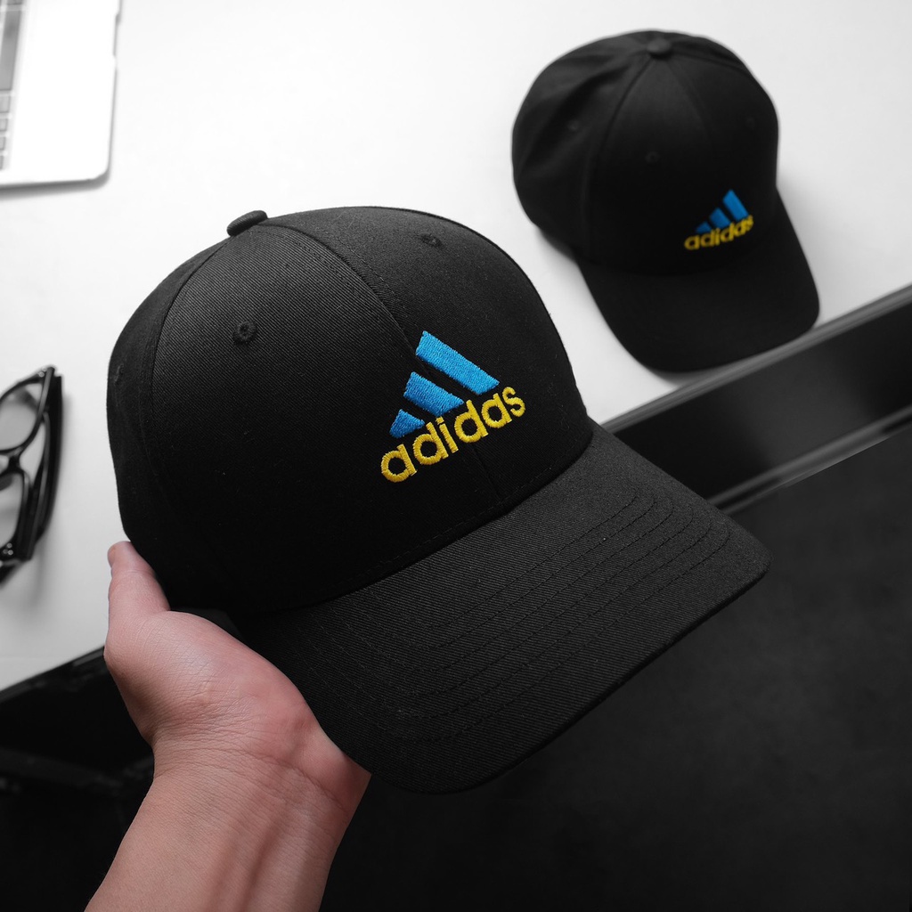 NÓN LƯỠI TRAI A.D.I.D.A.S LOGO THÊU CHẤT LIỆU KAKI FORM CỰC CHUẢN
