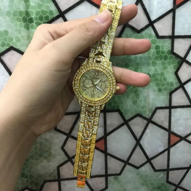 ĐỒNG HỒ NỮ MẶT ĐÍNH ĐÁ SIÊU ĐẸP_ ĐỒNG HỒ NỮ TẶNG KÈM HỘP