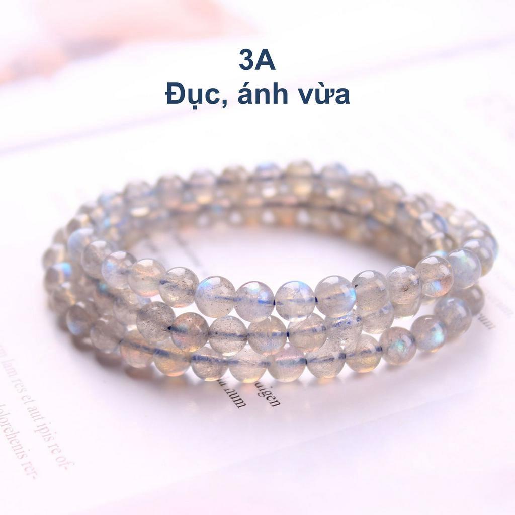 Chuỗi quấn 3 vòng Đá XàCừ Hắc Nguyệt Quang [TẶNG HỘP GỖ] Tát cả mệnh - Phong Thủy Tây Tạng