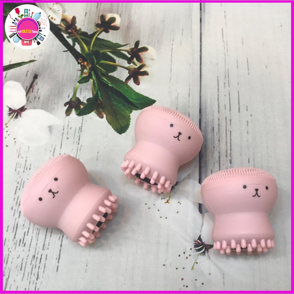 Cọ Rửa Mặt Và Massage BẠCH TUỘC JellyFish Silicon | BigBuy360 - bigbuy360.vn