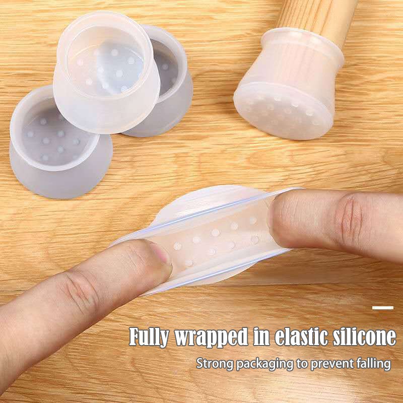 Vỏ Bọc Chân Bàn Ghế Bằng Silicon Chống Trượt Bảo Vệ Tiện Dụng