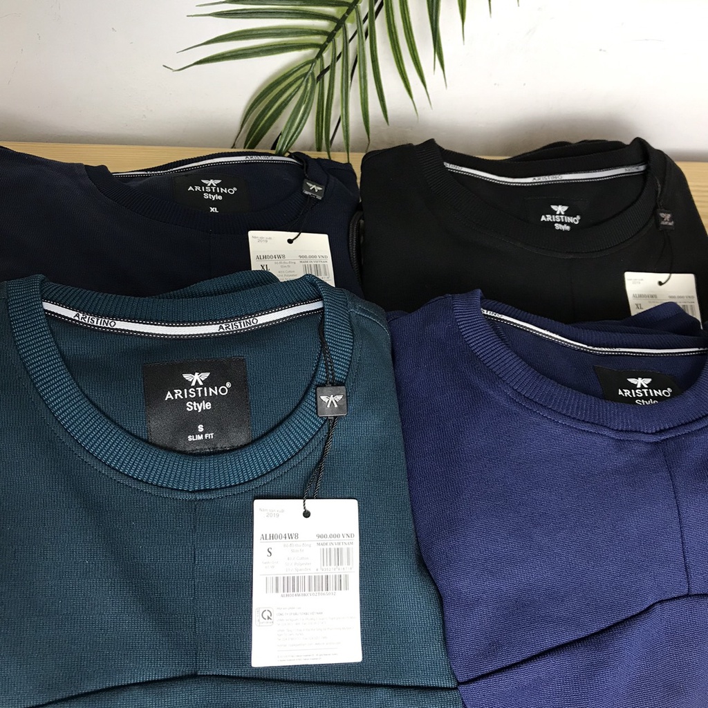 Bộ đồ thu đông nam ARISTINO cotton mềm mại, bo gấu, năng động ALH004W8 (4 màu)