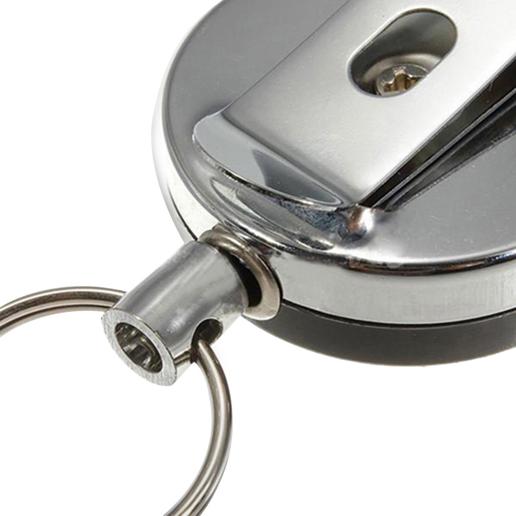 Móc khóa thiết kế dây thép dễ dàng kéo và thu lại tiện dụng