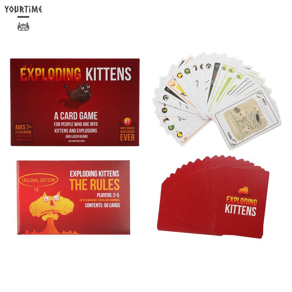 Đồ chơi Fun Table Card Imploding Exploding Kittens Card Family Gathering Game Gift