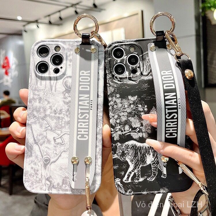 Ốp Điện Thoại Bảo Vệ Có Dây Đeo Chéo Cho iPhone 14 12 pro Xs Max Xr 13 promax 7 / 8plus 11