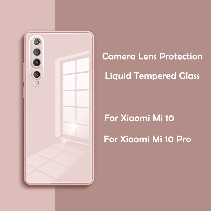 Ốp điện thoại kính cường lực bảo vệ ống kính máy ảnh dành cho Xiaomi Mi 10 Pro Redmi 10X Pro