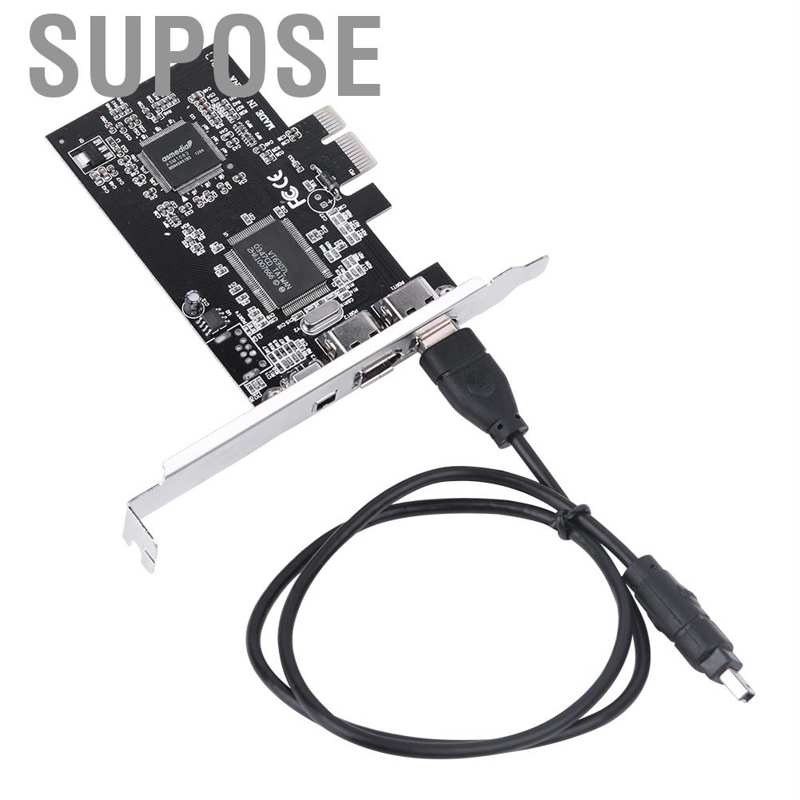 Card Điều Khiển Mở Rộng Pci-E X1 Pcie Firewire 1394a Ieee1394 3 Cổng