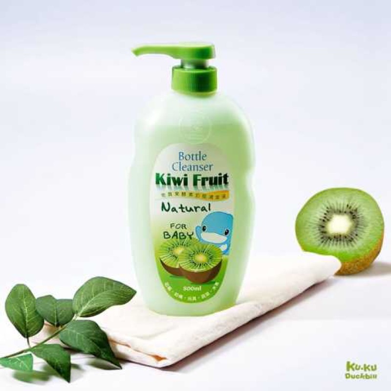 Nước rửa bình sữa hương kiwi KU.KU DUCKBILL KU1078-KU1081 - 600ml/800ml