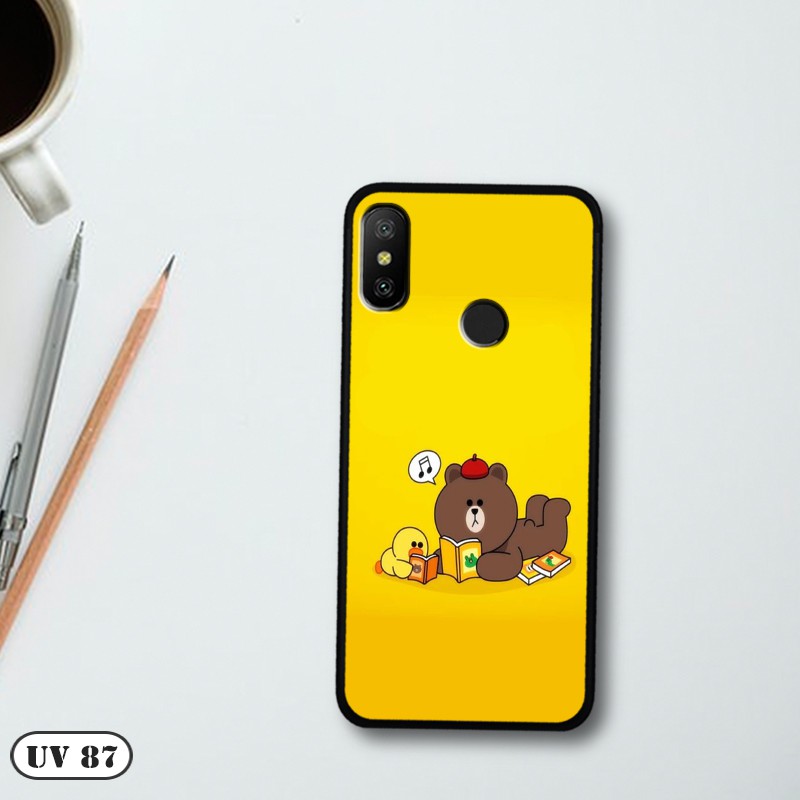 Ốp Xiaomi Redmi 6 Pro/ Mi A2 Lite - lưng nhám viền dẻo ngộ nghĩnh