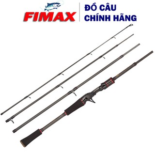 Cần câu lure 4 khúc rút gọn Noeby Leisure K4 tải cá max 9 kg, cần câu noeby máy ngang và máy đứng, cần câu máy noeby