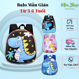 Ba Lô Cho Bé Trai Bé Gái Hình Thú Nổi 3D Từ 3-6 Tuổi