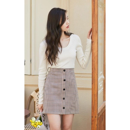 Chân váy body kèm bell túi hộp mini