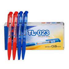But bi thiên long ngòi 0.8mm - bút bi TL 023 - đồ dùng học sinh, sinh viên - văn phòng phẩm HOKAMI STORE