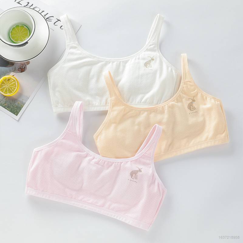 mới áo ngực cotton có đệm ngực cho bé gái từ 10-18 tuổi