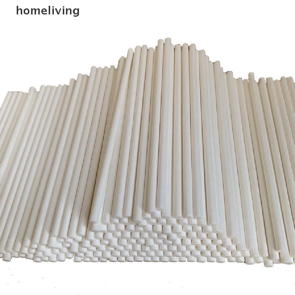 Set 100 Que Giấy Trơn Màu Làm Kẹo Mút DIY