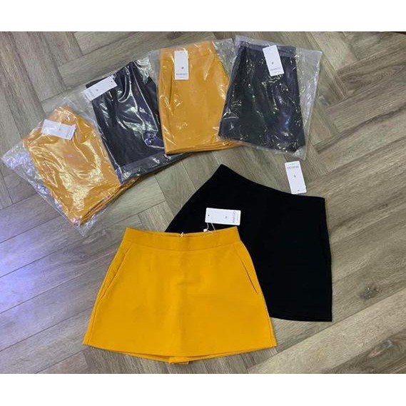 Short giả váy chữ A chất vải tuyết mưa
