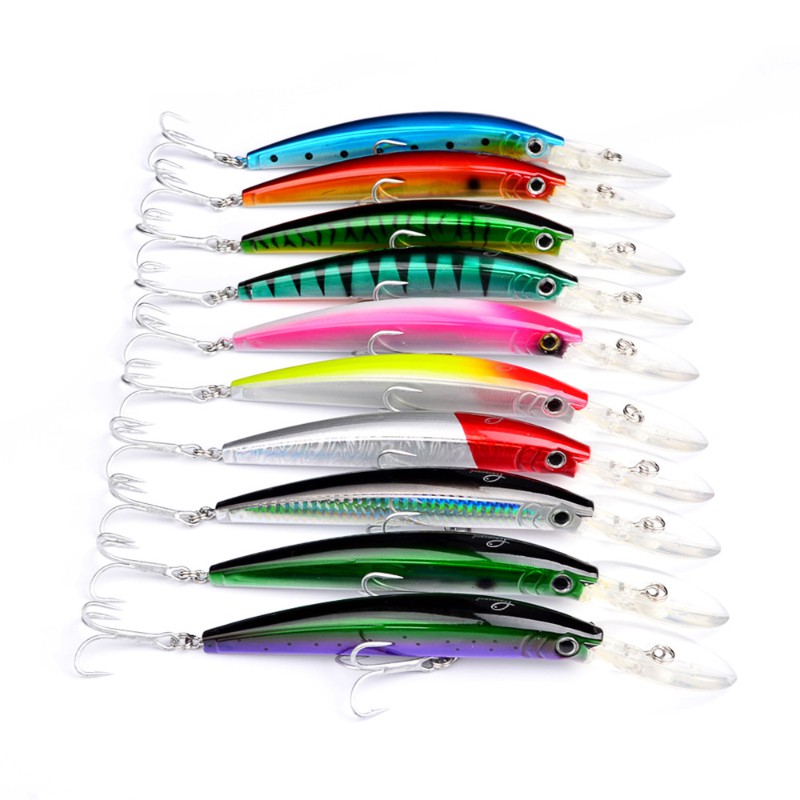 Mồi cứng Minnow 2 lưỡi BKK dài 18cm nặng 27g