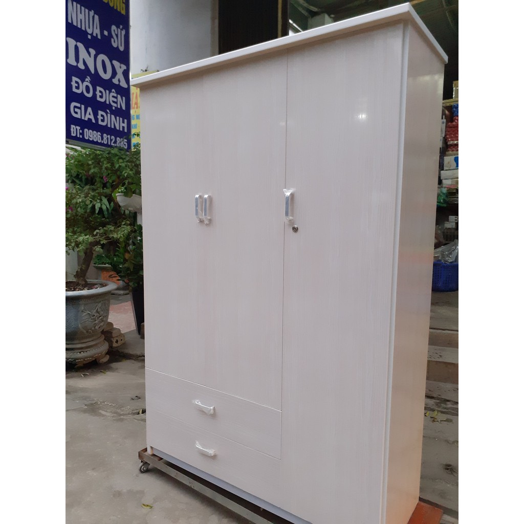 Tủ quần áo nhựa Đài Loan cao cấp 2 cánh/ 3 cánh/ 4 cánh phối vân gỗ sồi Nga, inbox để freeship