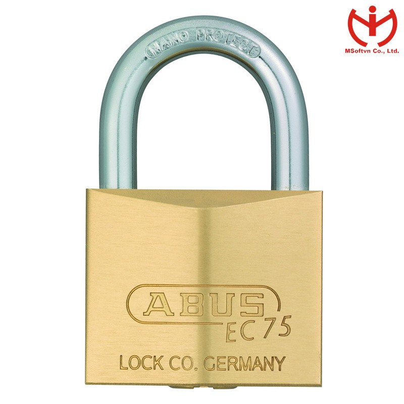 [Hỏa tốc HCM] Bộ 4 Ổ Khóa Master Key ABUS 75/60 MK4 Thân Đồng 60mm 16 Chìa Riêng 3 Chìa Chung - MSOFT