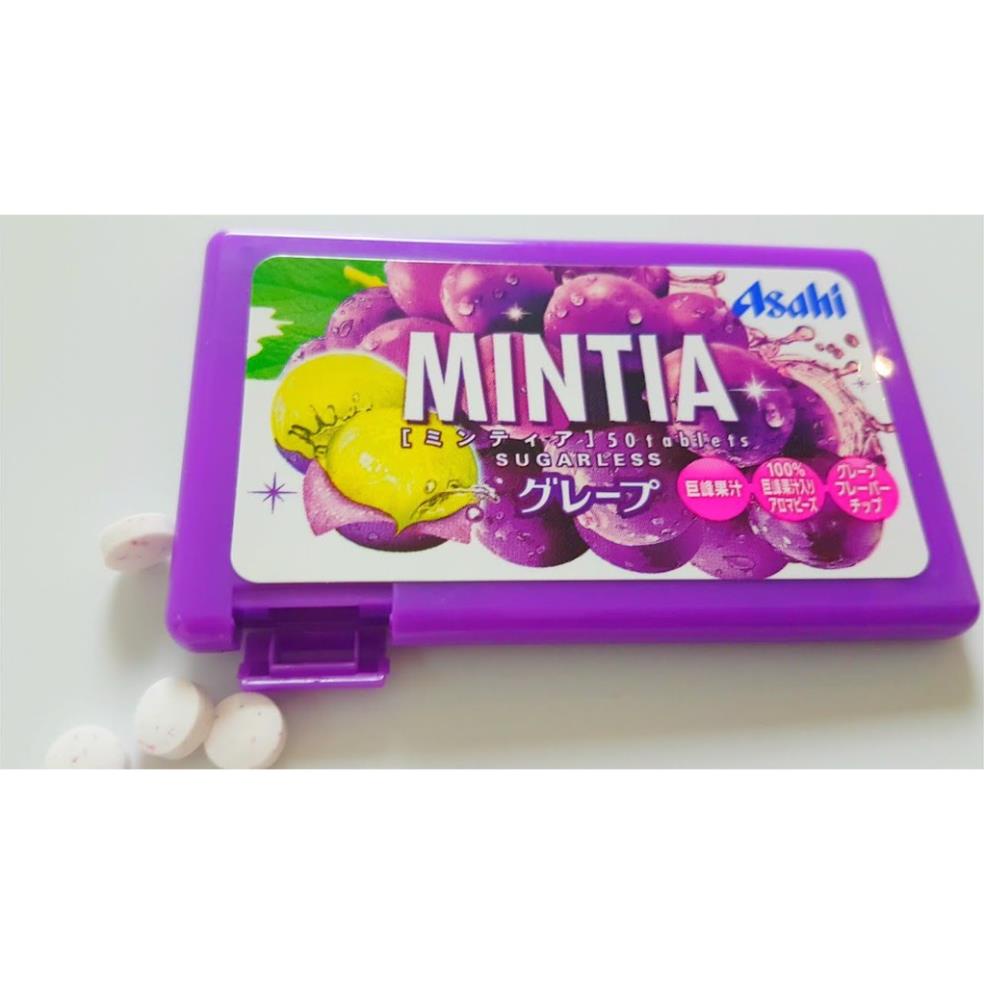 Kẹo ngậm Mintia bạc hà thơm miêng the mát Asahi Nhật Bản hộp 50 viên 9 vị - Konni39 Sơn Hòa - 1900886806