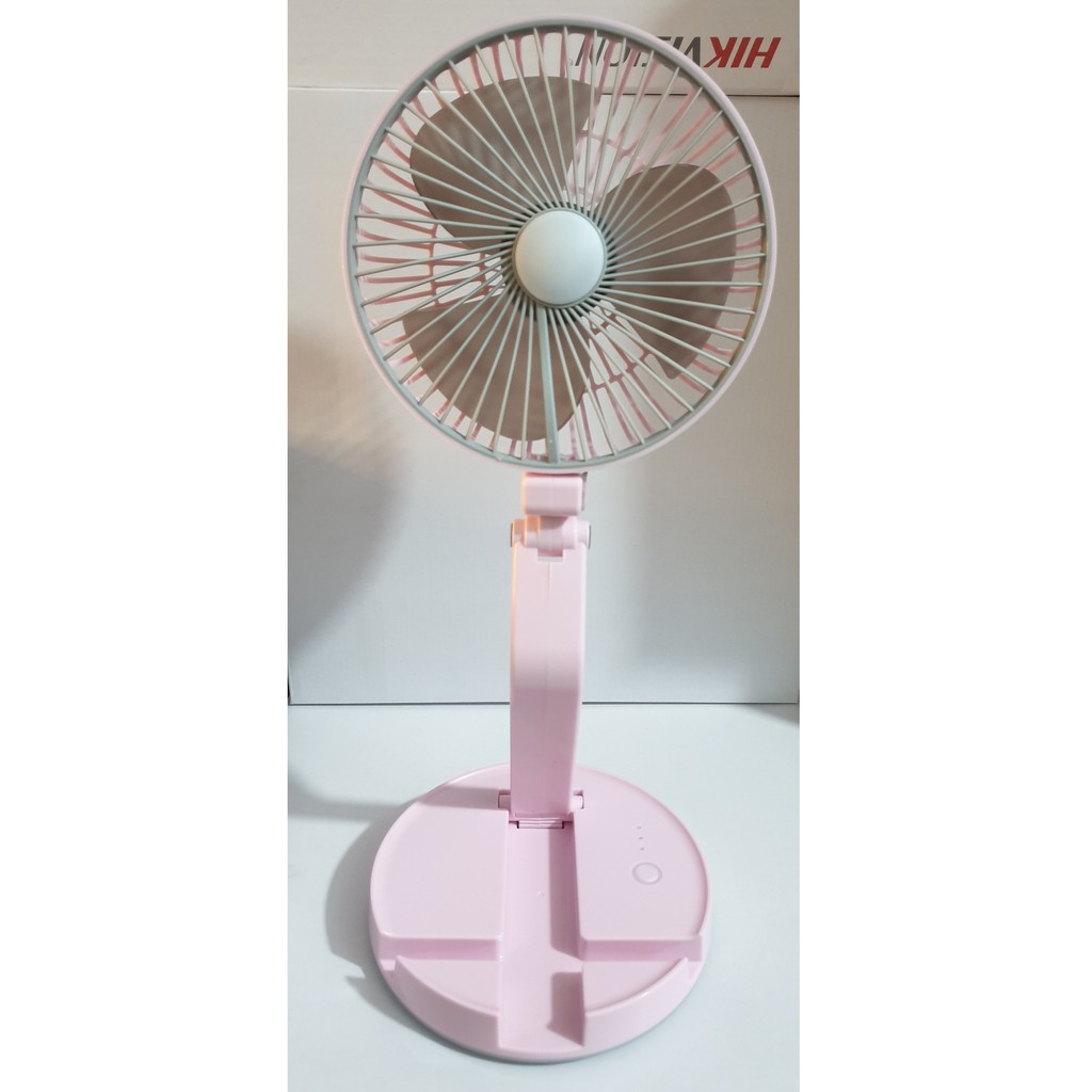 Quạt Tích Điện FOLDING FAN Gấp Gọn, Du Lịch, có đèn chiếu sáng khi mất điện - Bảo Hành 6 Tháng | BigBuy360 - bigbuy360.vn