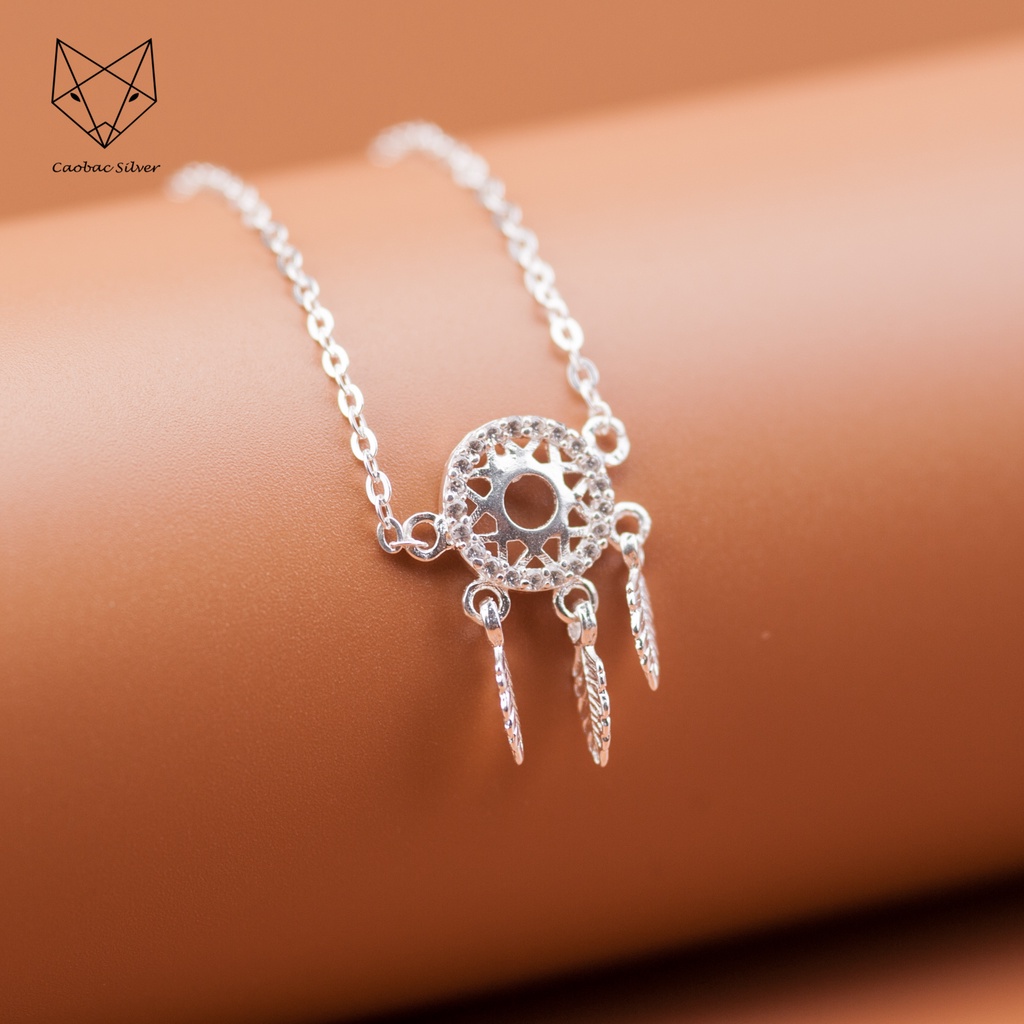 Lắc Tay Bạc Ta S925 Cao Cấp CaoBac Silver Dream Đính Đá Ước Mơ Đáng Yêu Phong Cách Nhẹ Nhàng Cho Nữ