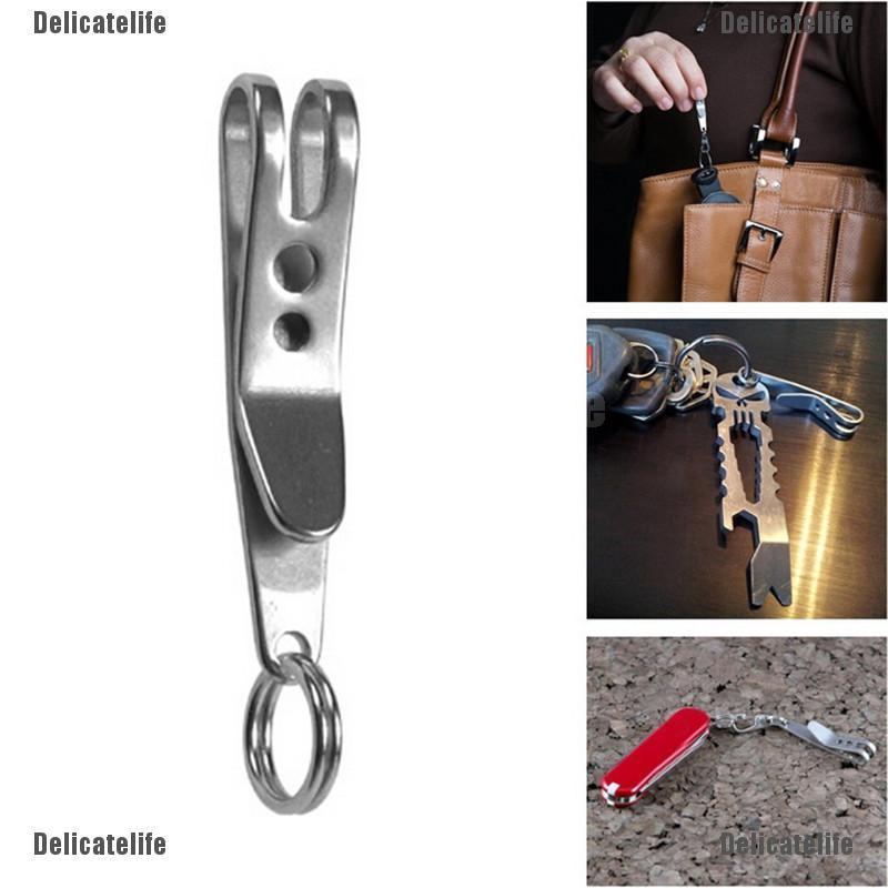 delicatelifeEDC Bag Suspension Clip Keychain Clip Tool Carabiner Outdoor Quicklink Tools