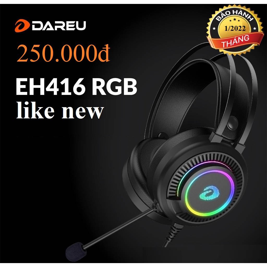 Tai nghe game thủ chính hãng DareU EH416 RGB -Giả Lập 7.1 - Dùng Lướt Như Mới