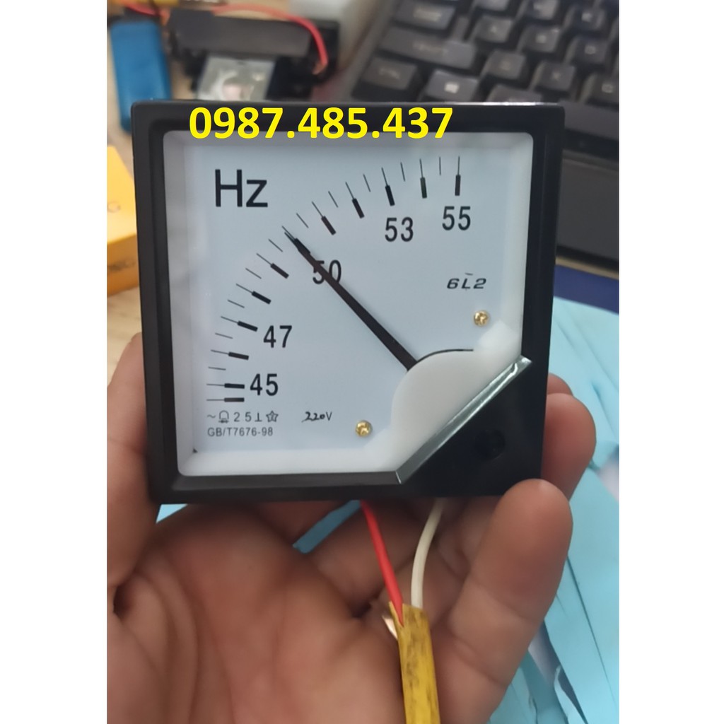 Đồng hồ đo tần số HZ - 220V 380V đồng hồ hiển thị tần số AC
