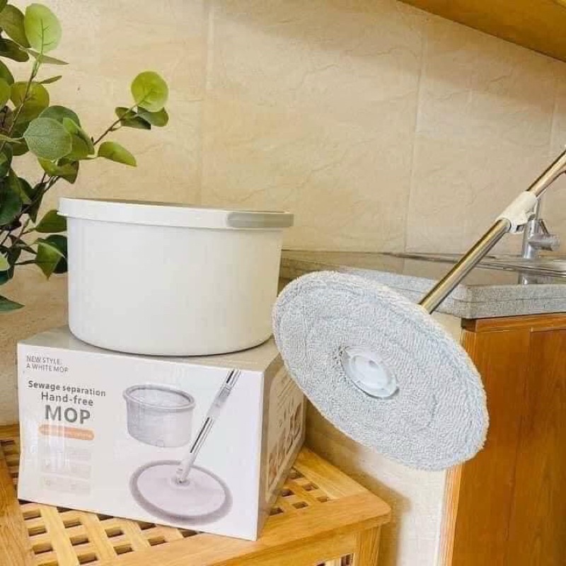 Cây Lau Nhà Thông Minh Tự Động Tách Nước Bẩn Xoay 360 Độ Công Nghệ Nhật Bản Siêu Tiện Lợi