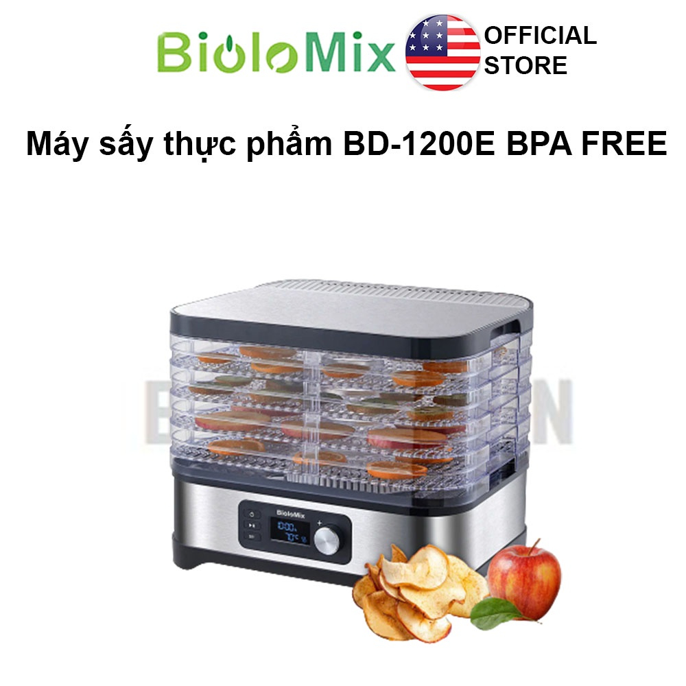 Máy sấy thực phẩm BioloMix BD-1200E BPA FREE