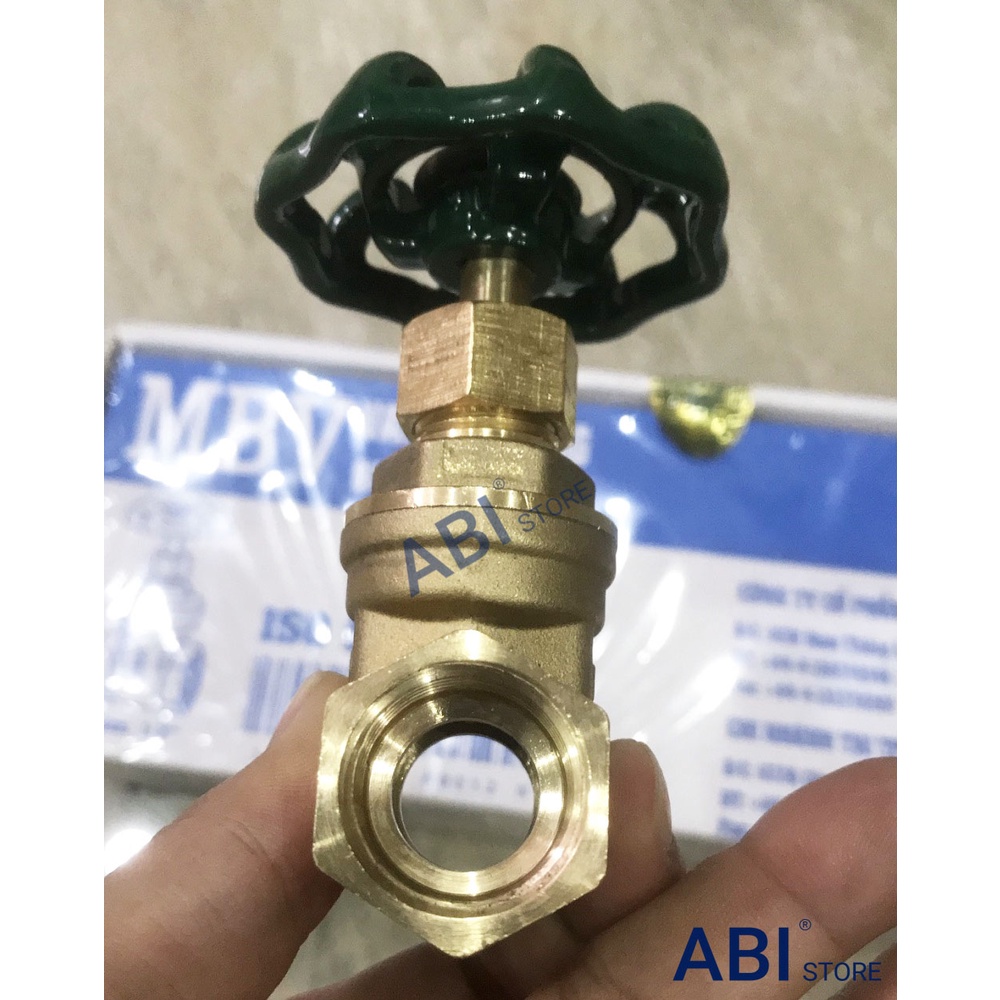 Van cửa đồng MBV dn15(1/2), dn20(3/4) Minh Hòa chính hãng, van khóa nước