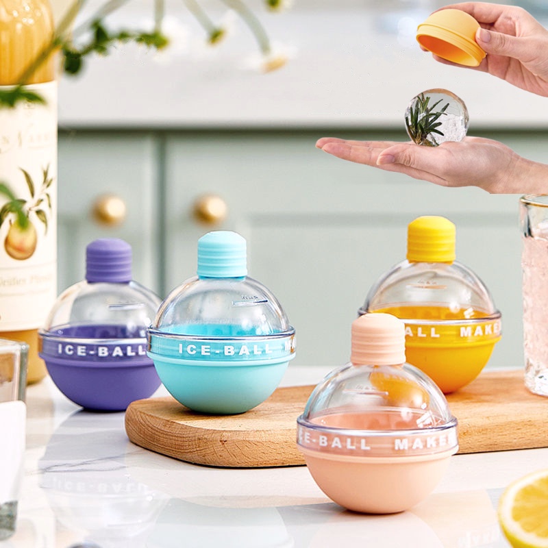 Khuôn Silicone Làm Đá Hình Cầu Tiện Dụng