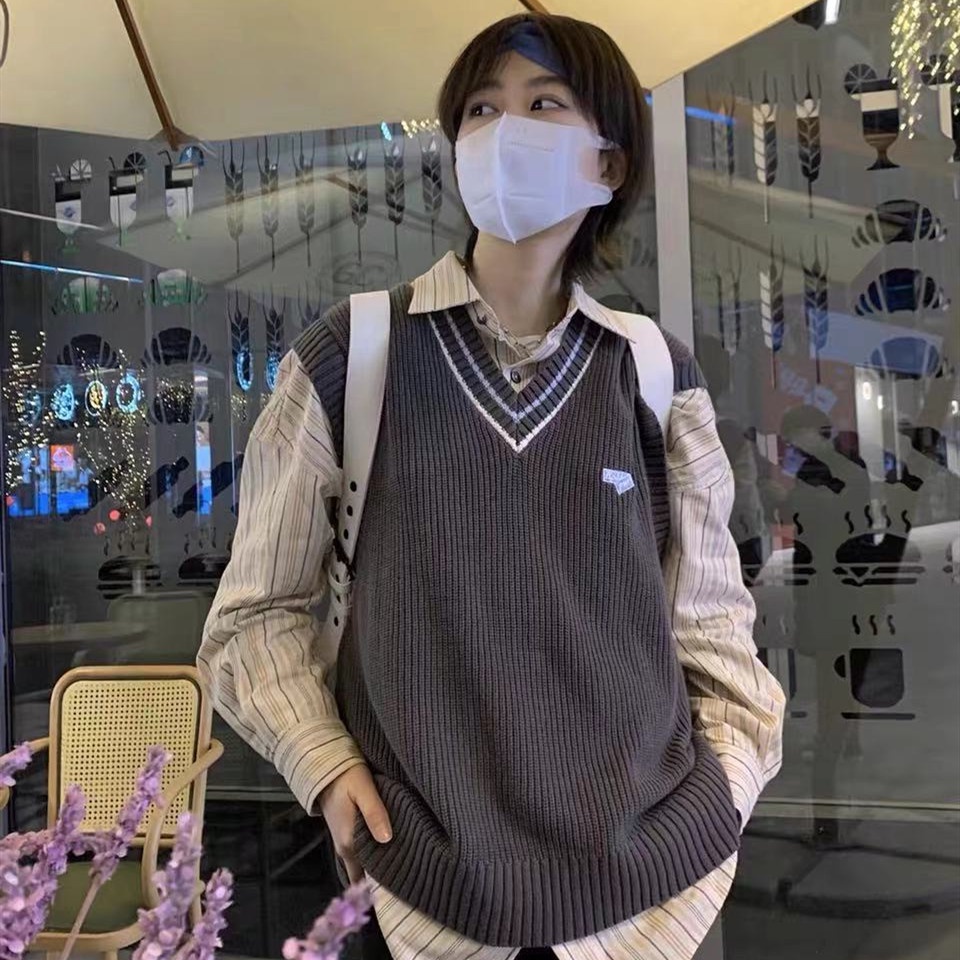 Áo Không Tay Cổ Chữ V Dáng Rộng Nhiều Màu Sắc Thời Trang Dành Cho Nam Và Nữ