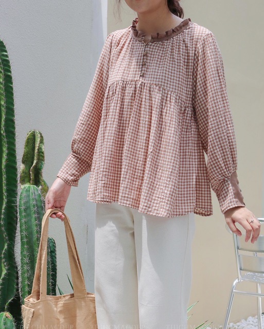 Áo Lady chất liệu Xô Cotton