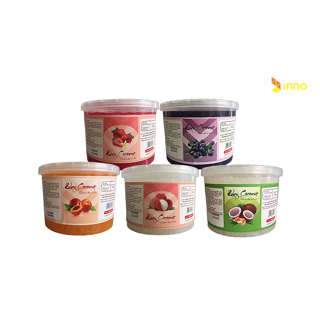 Thạch dừa cao cấp Ruby Cocount nhiều hương vị