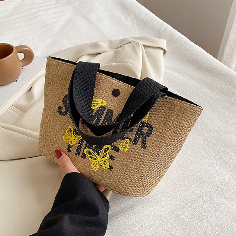 Túi Xách Đeo Vai Dệt Tay In Chữ Thời Trang Dành Cho Nữ