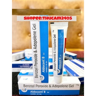 Kem loại bỏ mụn clindamycin Phosphate & Adapalene Gel Aldocont B 15g .