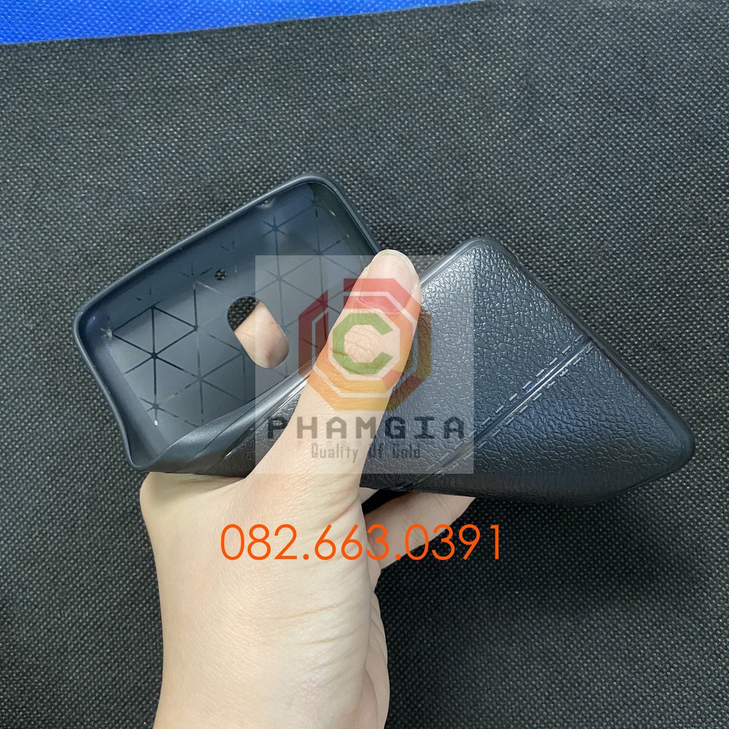 Ốp lưng Nokia 2.1 dẻo đen TPU và dẻo đen auto giả vân da bền đẹp