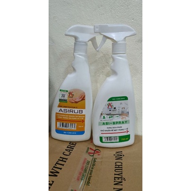 DUNG DỊCH SÁT KHUẨN ASIRUB 750ML DẠNG XỊT TIỆN LỢI