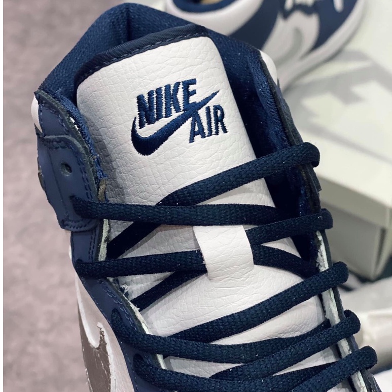 GIày Sneaker Cổ cao Jordan 1 High Top Midnight Navy 2021
