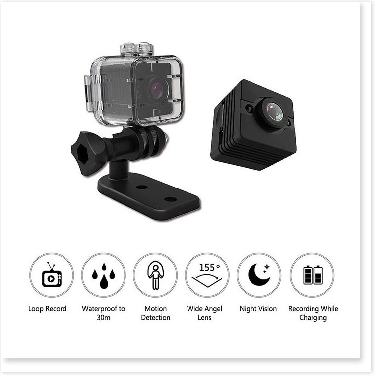 Camera thể thao mini ống kính nhiều lớp góc rộng 155 độ - EL0020 | BigBuy360 - bigbuy360.vn