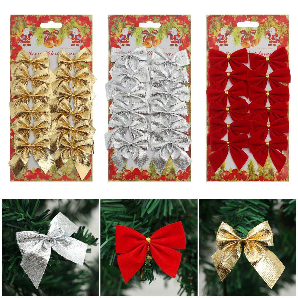 Phụ Kiện Nơ Treo Trang Trí Cây Thông Noel DIY