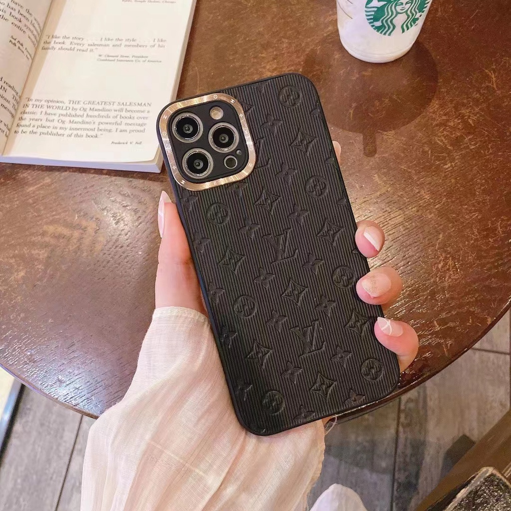 Ốp Điện Thoại Da Thời Trang Cho iPhone 14 Pro MAX 13 12 12 XS MAX