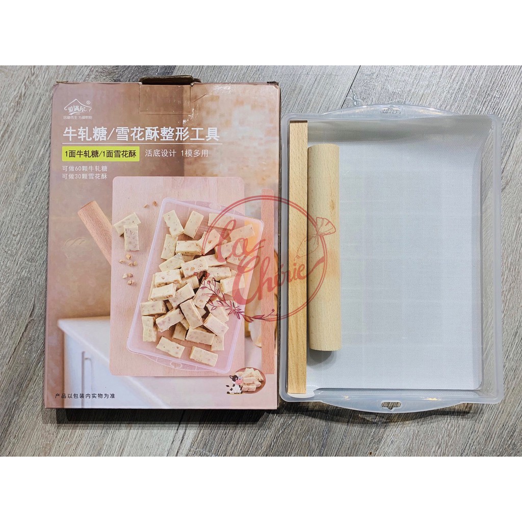 Bộ dụng cụ làm Kẹo Nougat 60 viên