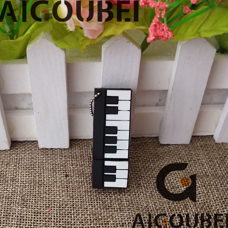 [Spot &amp; COD] Đĩa flash USB 2.0 tốc độ cao Silicone đàn Piano tinh tế Đĩa flash USB dễ thương 1GB 2GB 4GB 8GB 16GB 32GB 64GB 128GB U Disk