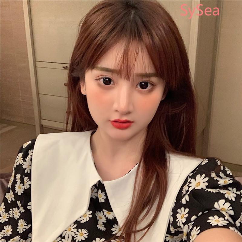 Đầm hoa cúc ngắn tay thời trang mùa hè ngọt ngào cho nữ
