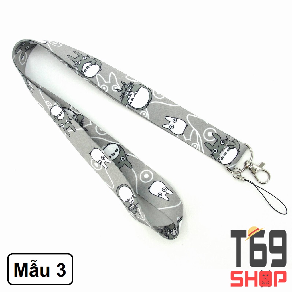 Dây đeo thẻ tên/móc khóa dây strap anime Totoro